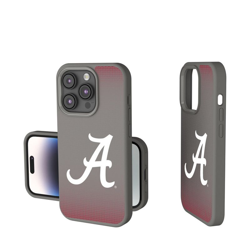 Keyscaper Alabama Crimson Tide Script A Linen Soft Touch Phone Case, 1 of 8