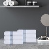 Premium Cotton Solid Plush Heavyweight Hotel Luxury Towel Set by Blue Nile Mills - 2 of 4