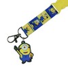 Minions Lanyard Character Inspired Breakaway Clear ID Badge Holder Keychain Multicolored - 3 of 4