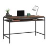 INFURNIC Writing Desk Modern Desk with Spacious Surface and Open Storage Shelf for Home Office, Brown, 48.98"*24.96"*29.53" - 3 of 4