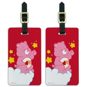 Care Bears Love-A-Lot Bear Luggage ID Tags Set of 2 - 1 of 4