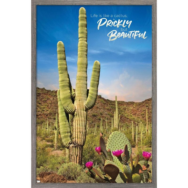 Trends International Cactus - Beautiful Framed Wall Poster Prints, 1 of 7