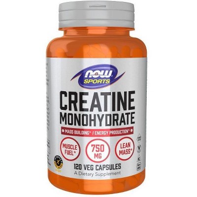 Creatine 750mg by Now Foods  -  120 Capsule