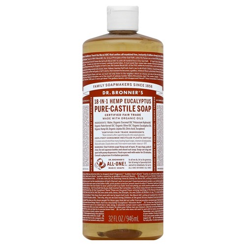 Dr. Bronner's Pure Castile Soap - Eucalyptus - 32 oz