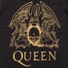 Queen Rock Band Logo Graphic Graphic T-Shirt Charcoal Heather Gray - image 2 of 4