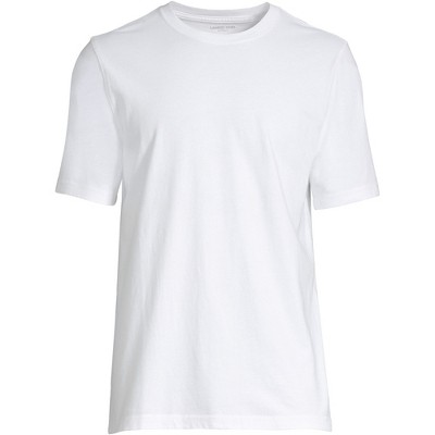 Lands' End Men's Big Short Sleeve Super-t - 2x Big - White : Target