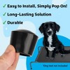 Impresa 4 Pack 1” Wide Elevated Dog Bed Feet to Protect Floors - Raised Dog Bed Stabilizers to Reduce Sliding - Dog Cot Feet - 4 of 4
