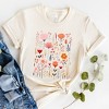 Simply Sage Market Women's Pink Floral Short Sleeve Graphic Tee - 3 of 4