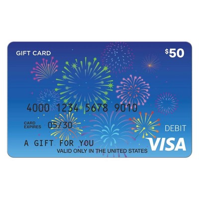 Visa Wedding Gift Card - $50 + $5 Fee