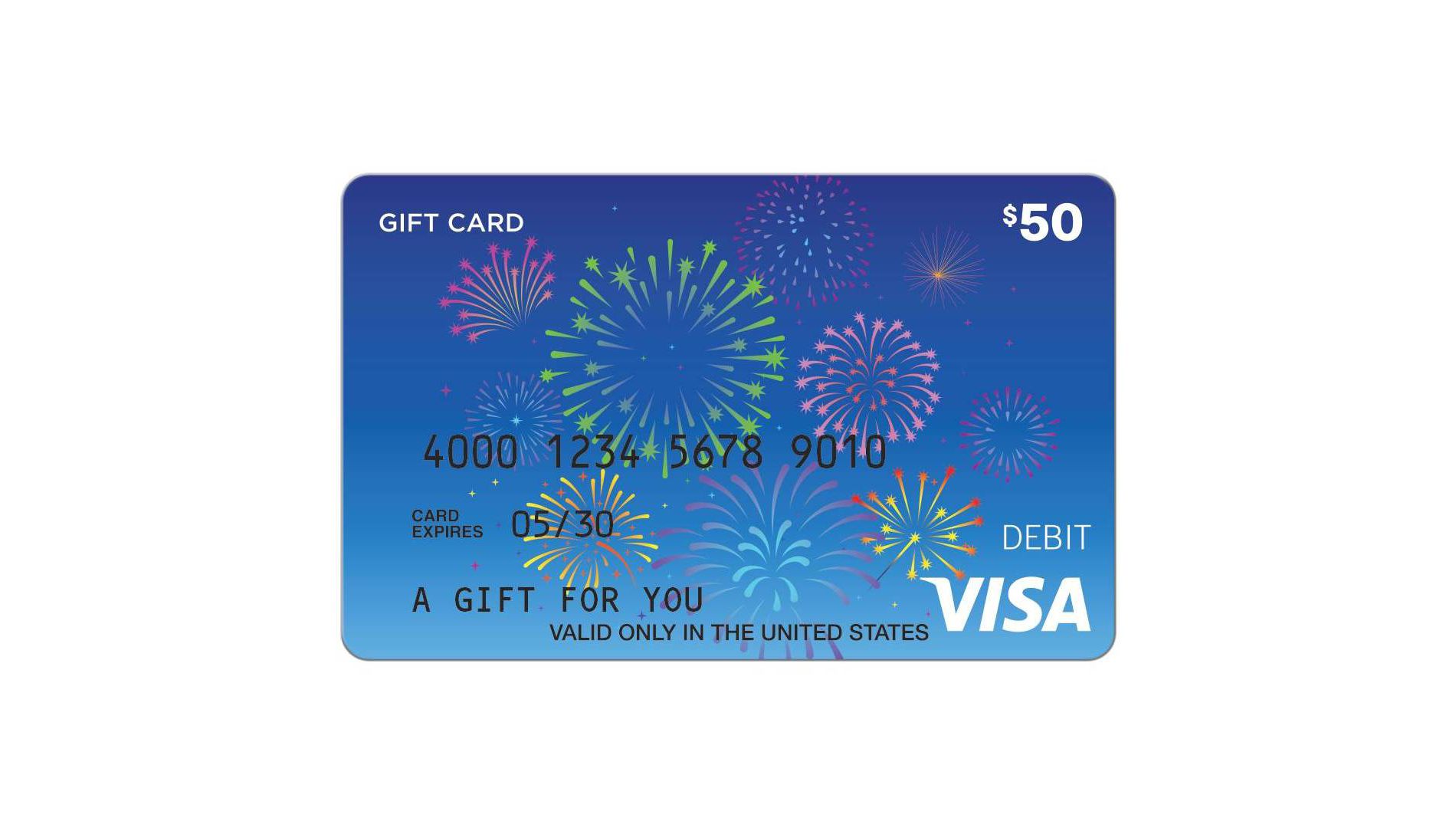 Visa Congrats eGift Card - $50 + $5 Fee