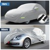 Unique Bargains Waterproof with Zipper Car Cover for Volkswagen New Beetle 98-19 Silver Tone - 4 of 4