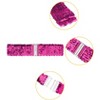 Allegra K Women's Stretchy Wide Waist Belts Interlock Buckles Shinny Sequins Decor Belts for Dresses 2 Pcs - 2 of 4