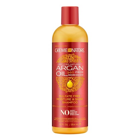 Creme Of Moisture & Shine Shampoo With Argan Oil - 12 Fl Oz : Target