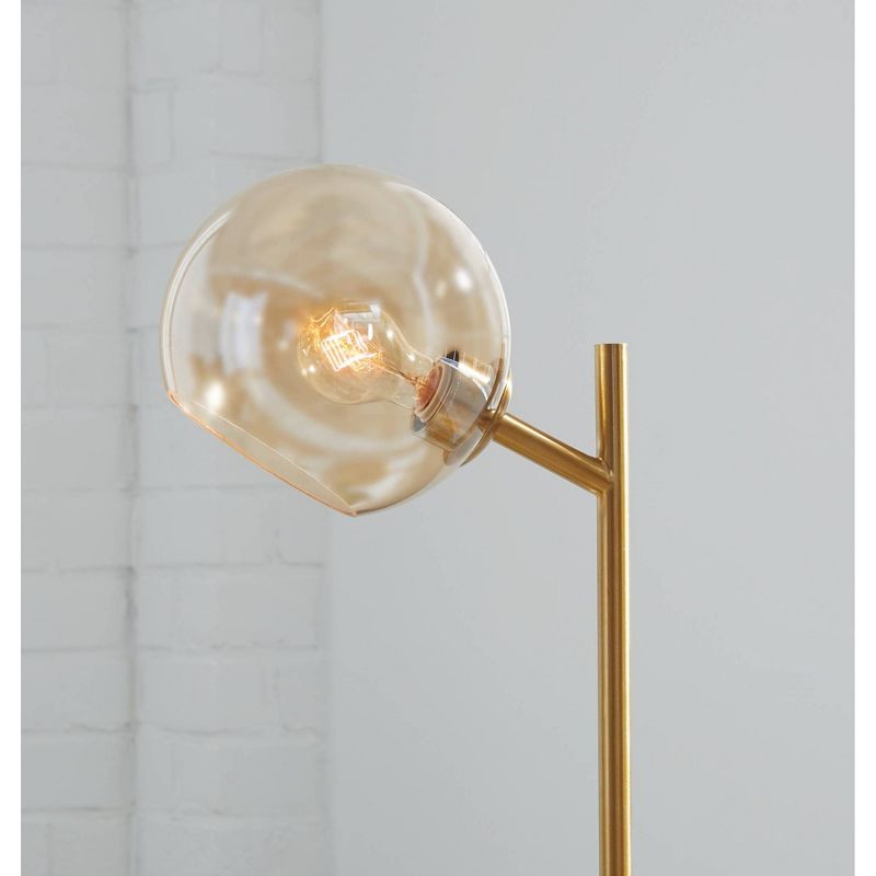 Abanson Desk Lamp Amber/Gold - Signature Design by Ashley, 1 of 5