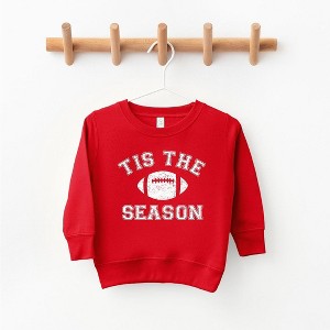 The Juniper Shop Tis The Season Football Youth Ultra-Soft Graphic Sweatshirt - 1 of 3