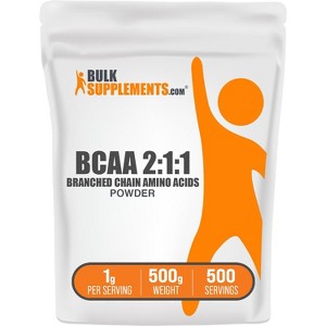 BulkSupplements BCAA 2:1:1 (Branched Chain Amino Acids) Powder - 1 of 4