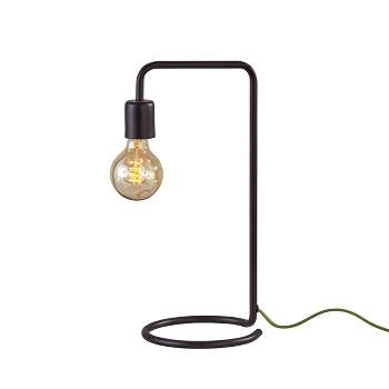 16.5" Morgan Desk Lamp Black (Includes Light Bulb) - Adesso