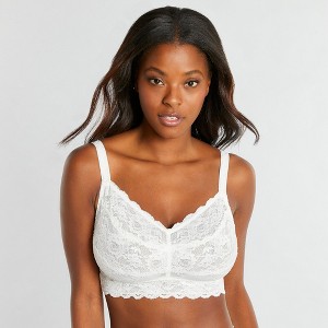 Cosabella Women's Never Say Never Curvy Sweetie Bralette in White, Size Large - 1 of 4