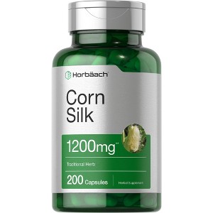 Horbaach Corn Silk 1200mg | 200 Capsules - 1 of 2