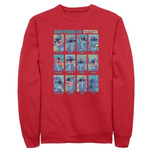 Men's Lilo & Stitch Emotions of 626 Sweatshirt - 1 of 4