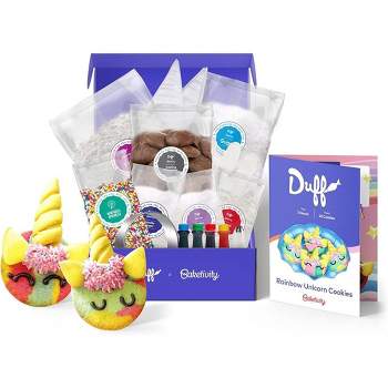 Duff Goldman DIY Kids Baking Kit by Baketivity - Unicorn Rainbow Cookies with Premeasured Ingredients | Best Family Fun Activity Cookie Making Kit
