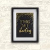 RoomMates Framed Wall Poster Prints Stand Tall - Gold - 3 of 4