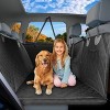 Artloge Large Back Seat Extender Scratch-Proof Dogs Backseat Protector for Dogs Pet Car Seat Cover with Hard Bottom Waterproof & Pocket - 2 of 4