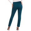 Rekucci Women's Secret Figure Pull On Knit Slim Straight Leg Pant with Wide Waist - 3 of 4