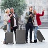 Karl Home 4 Piece Set ABS Trolley Cases Iron Trolley Rod Grey - 4 of 4