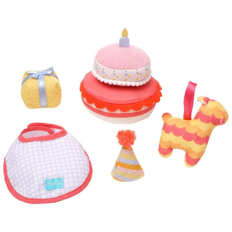 Manhattan Toy Stella Collection Birthday Party 6 Piece Baby Doll Birthday Party Playset for 12" and 15" Stella Dolls, 4 of 7