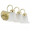 Livex Lighting Riviera 3 - Light Vanity in  Polished Brass - 4 of 4
