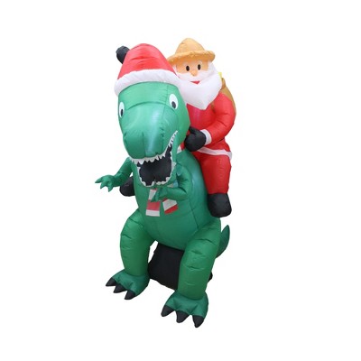 dinosaur christmas inflatables