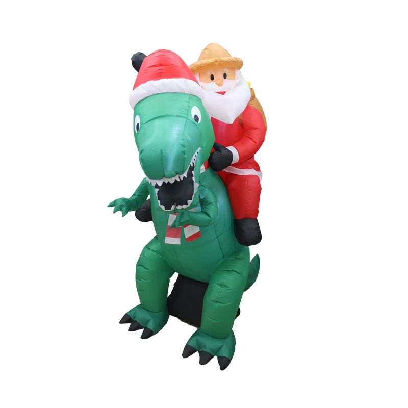 A Holiday Company Heavy Duty 8 Foot Weather Resistant Self Inflatable Blow up Holiday Lawn Decoration, 1 of 6
