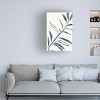 Trademark Fine Art - Yuyu Pont Blue Plant 1 Canvas Art - 2 of 4