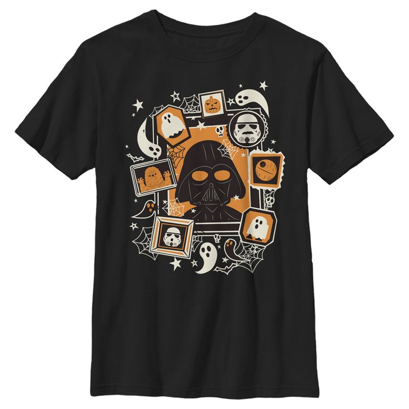 Boy's Star Wars Dark Side Halloween T-Shirt, 1 of 6