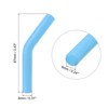 Unique Bargains Silicone Removable Flexible Washable Reusable Drinking Straws 8 Pcs - 2 of 4