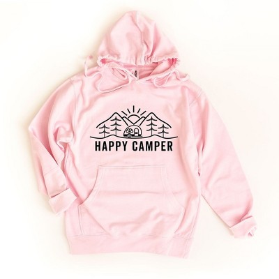 Simply Sage Market Women's Graphic Hoodie Happy Camper Trailer