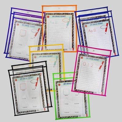 10ct Dry Erase Pockets - Bullseye's Playground™