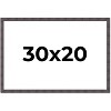 PosterPalooza | Slim Profile Brown Picture Frame - UV Acrylic, Backing Board, Hanging Hardware Included - 2 of 4