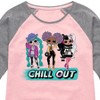 Girls' - LOL Surprise! - Winter Dolls Shirt Tail Raglan Graphic T-shirt - 2 of 3