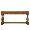 CLIHOME 63 inch Wood Console Table Sofa Table with 3 Drawers and 1 Bottom Shelf for Entryway Hallway - 4 of 4