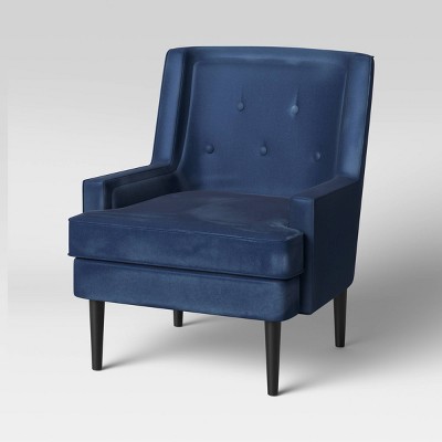 Tufted Back Armchair Navy - Threshold™