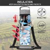 OPUX Wine Bag Single Bottle Carrier Tote Shoulder Strap, Insulated Thermal Carry Case Cooler Travel Picnic Beach Gift - 2 of 4