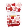 Hudson Baby Infant Girl Cotton Pants and Leggings, Valentine Hearts - 2 of 4