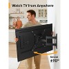 UL Listed Full Motion TV Mount for 26-60" Flat/Curved TVs up to 82 lbs, Articulating Arms, Tool-Free Tilt, Swivel, Extension, Max VESA 400x400mm - 2 of 4