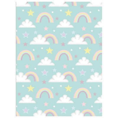 JAM Paper Design Gift Tissue Paper Rainbows & Stars 3 Packs of 4 Sheets 375834434A