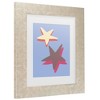 Trademark Fine Art - Pictufy Studio  Blue Star Matted Framed Art - image 3 of 4