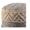 Mark & Day Obersiebenbrunn 16"H x 18"W x 18"D Bohemian/Global White Pouf - 3 of 4