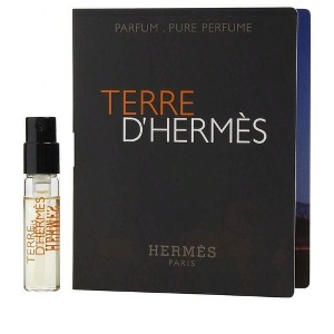 Hermes Grapefruit, Orange, Pelargonium, Pepper, Benzoin, Vetiver, Cedar, Patchouli Men Parfum Spray Vial On Card 2006 Daytime 0.002 Oz - 1 of 1