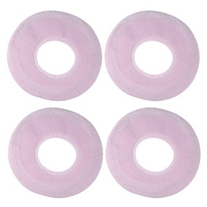 Unique Bargains Stretchable Thicker Toilet Seat Cover Pad Lid Bathroom Warmer Soft Washable Reusable - 1 of 4